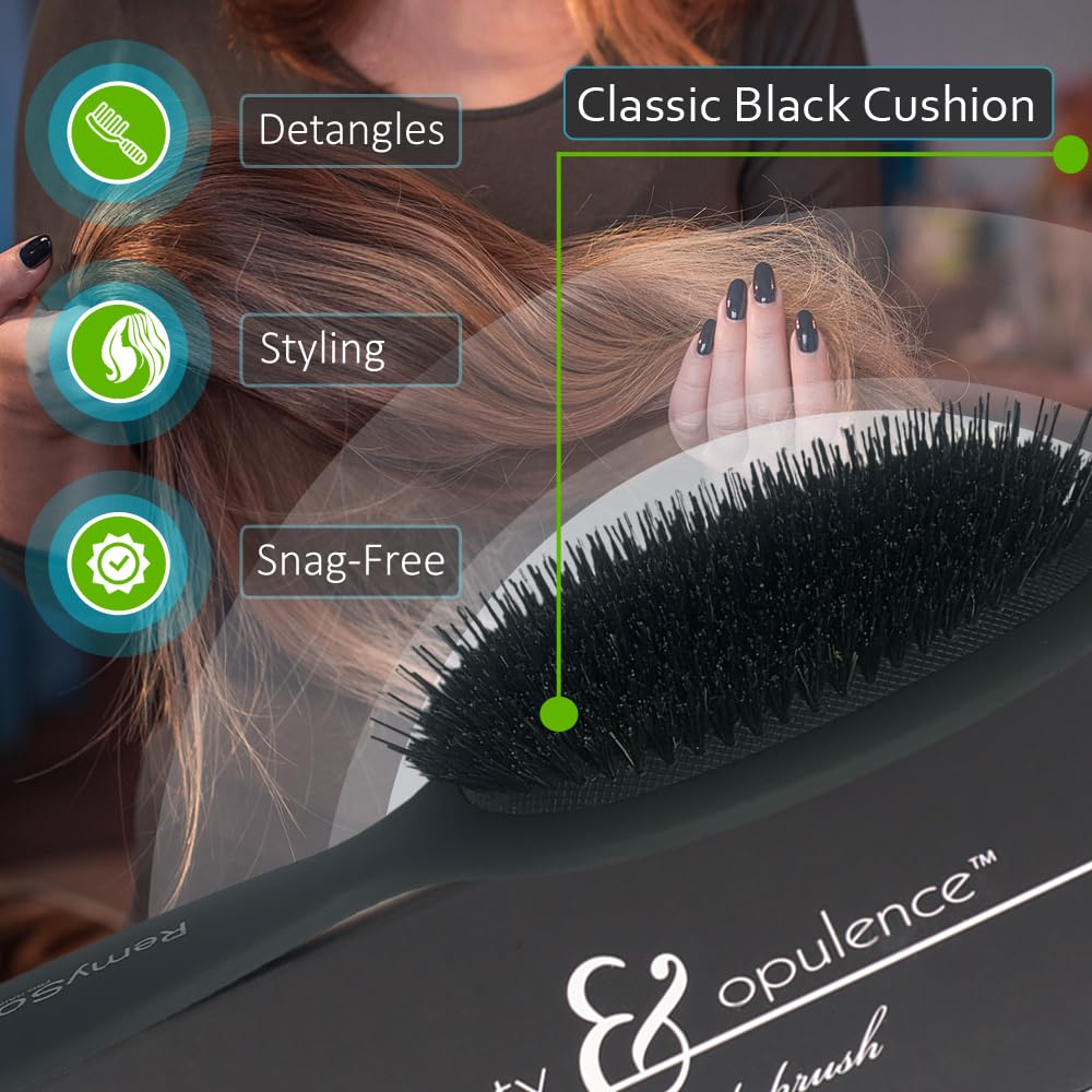 RemySoft detalle cerdas nylon largas para desenredar suavemente