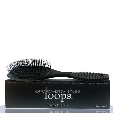 RemySoft One Twenty Three Loops, cepillo para uso diario, mantiene apariencia natural.