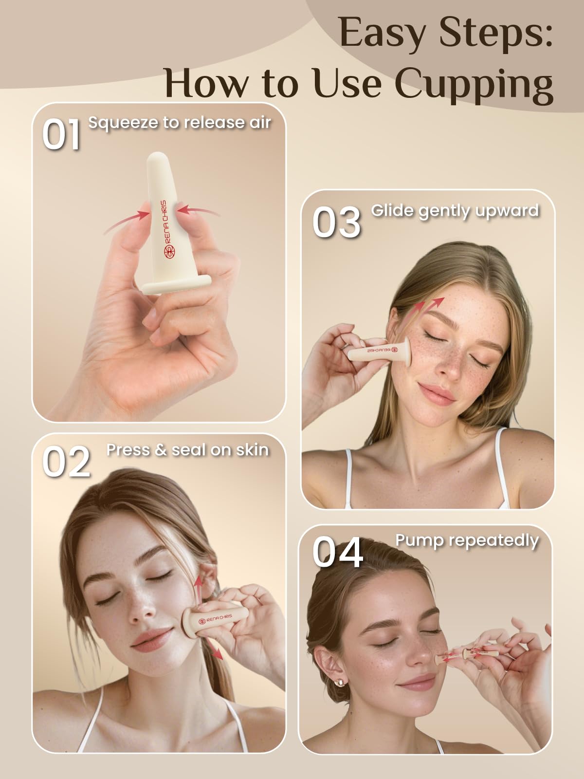 Bolsa de viaje para guardar cupping y gua sha