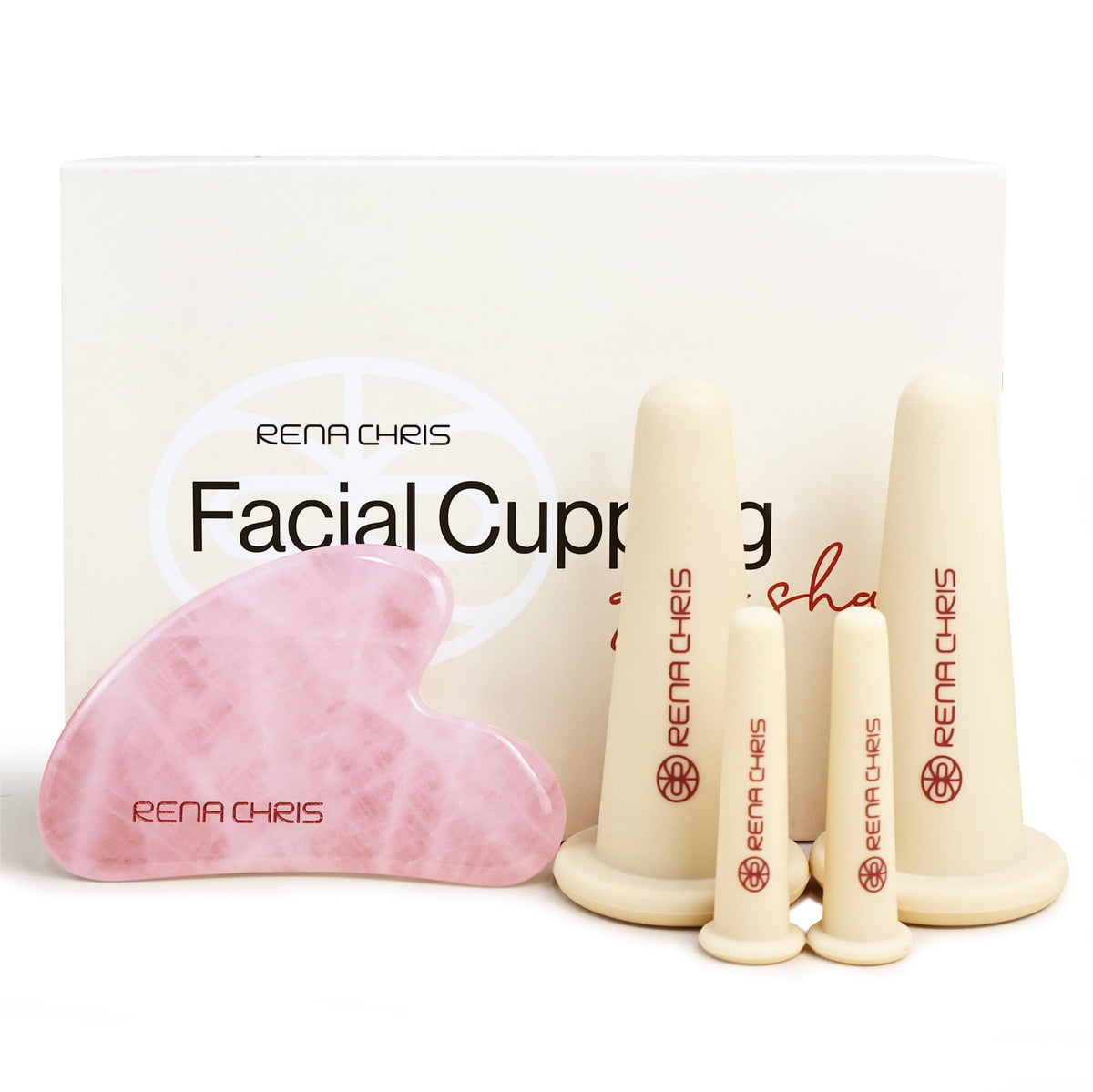 Set de cupping en silicona para la cara, mejora hinchazón suave