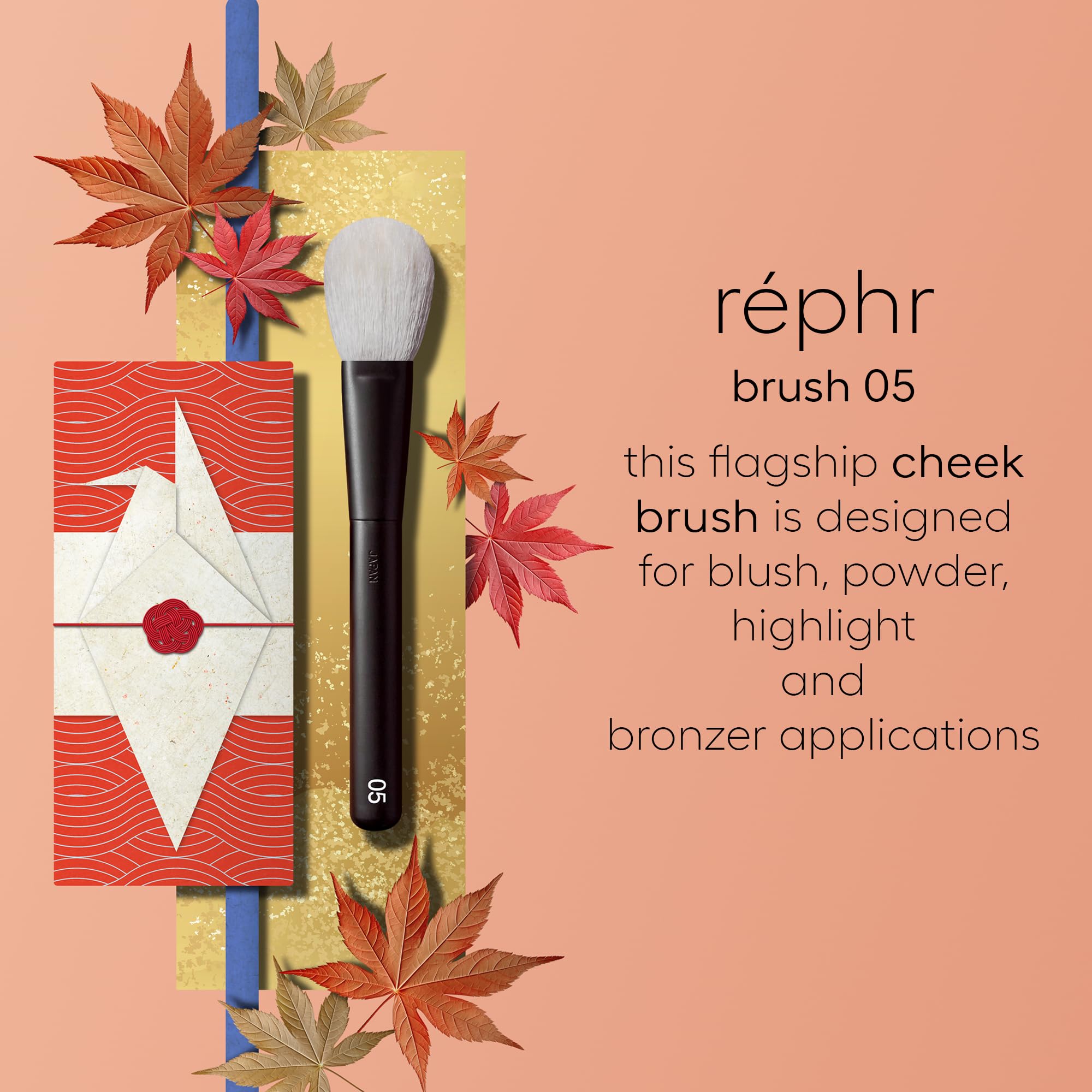 Pinceau rephr brush 05 longue de 38 mm pour contrôle précis.