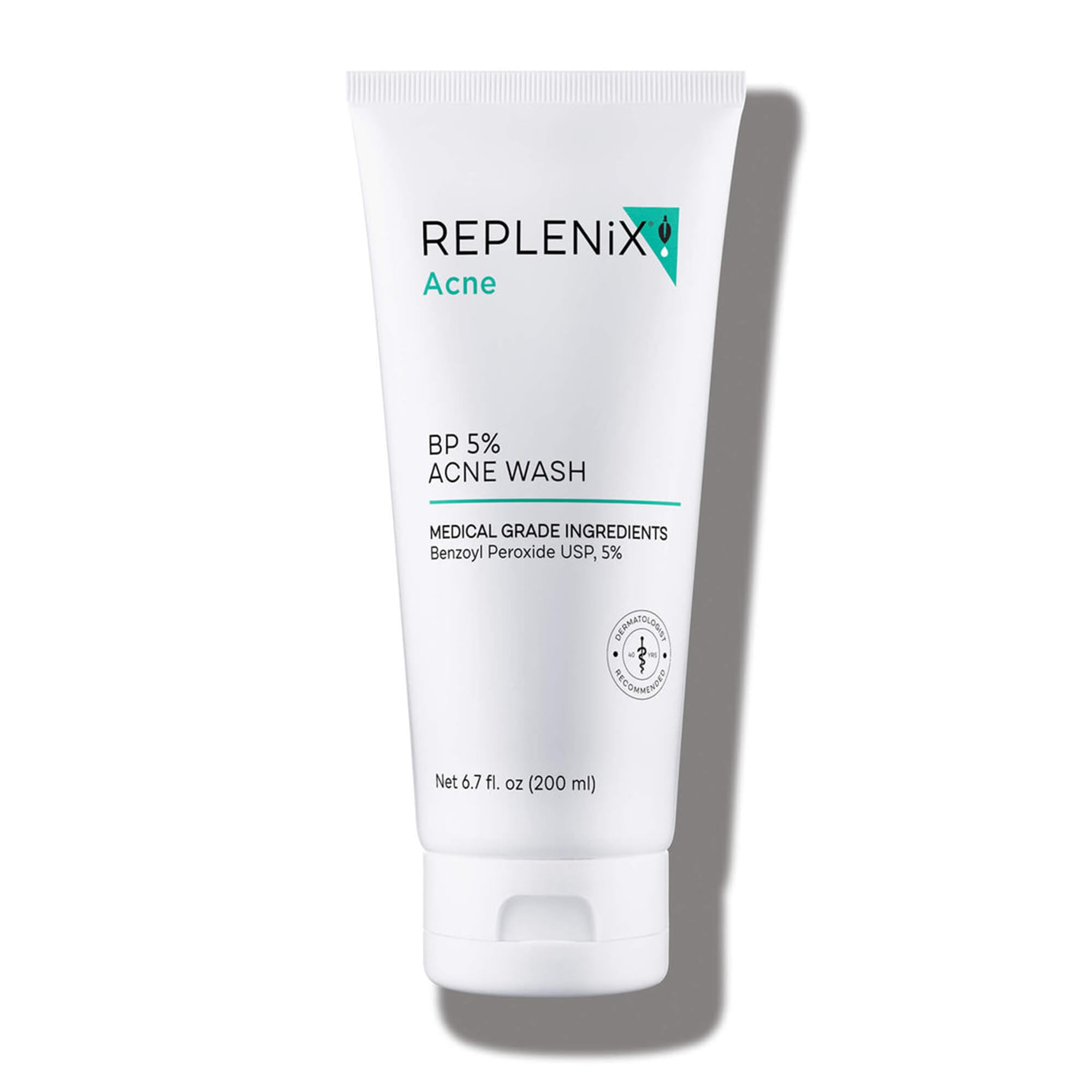 Replenix limpiador facial de 5% peróxido de benzoilo para piel propensa al acné