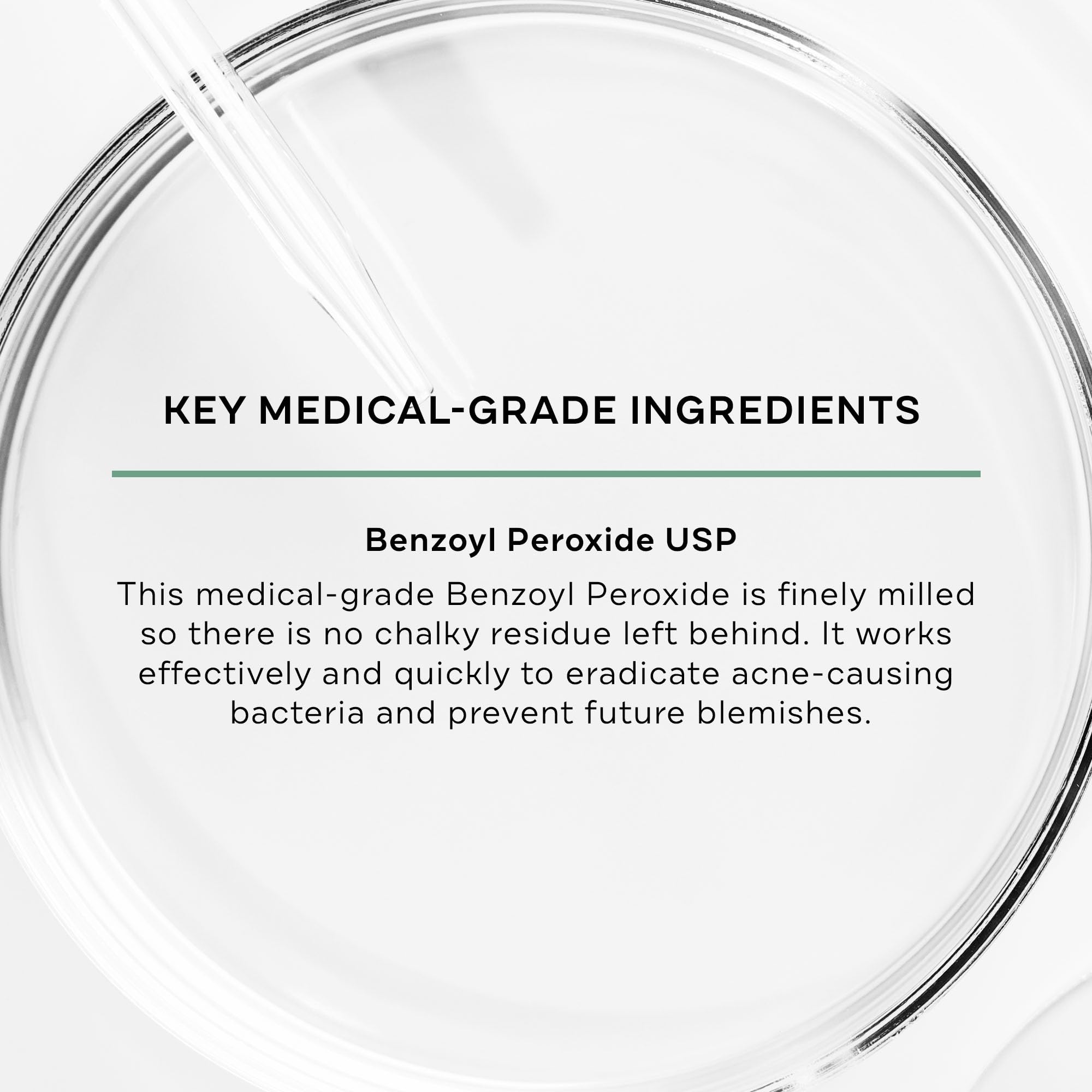 Replenix BP Acne Face Wash, poros-refinados con limpieza suave para piel sensible.
