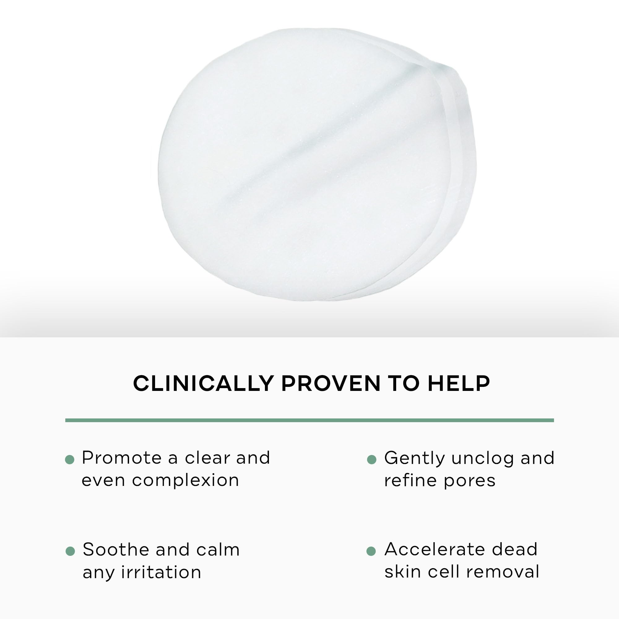 Almohadillas Gly-Sal de Replenix, uso fácil para rutina rápida facial.