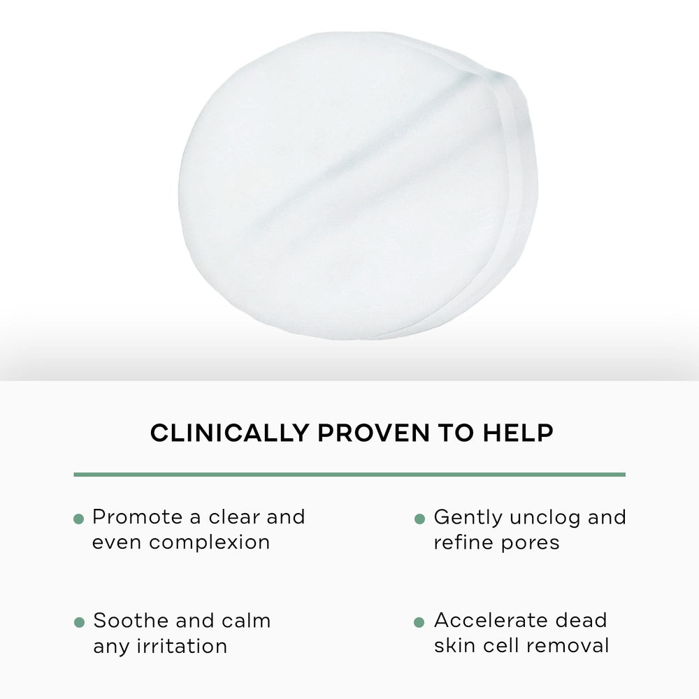 Almohadillas Gly-Sal de Replenix, uso fácil para rutina rápida facial.