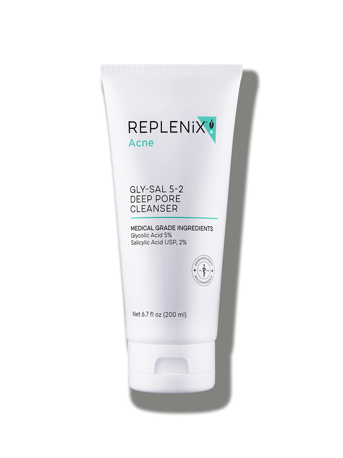 Replenix Gly-Sal Nettoyant Visage, pores profonds: peau purifiée et claire.