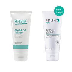 Replenix Gly-Sal Texture Gel Douce: formule sans savon respectant peau sensible.