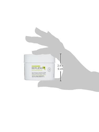 Caja de 60 paños Replenix Glycolix Elite lista para uso diario.
