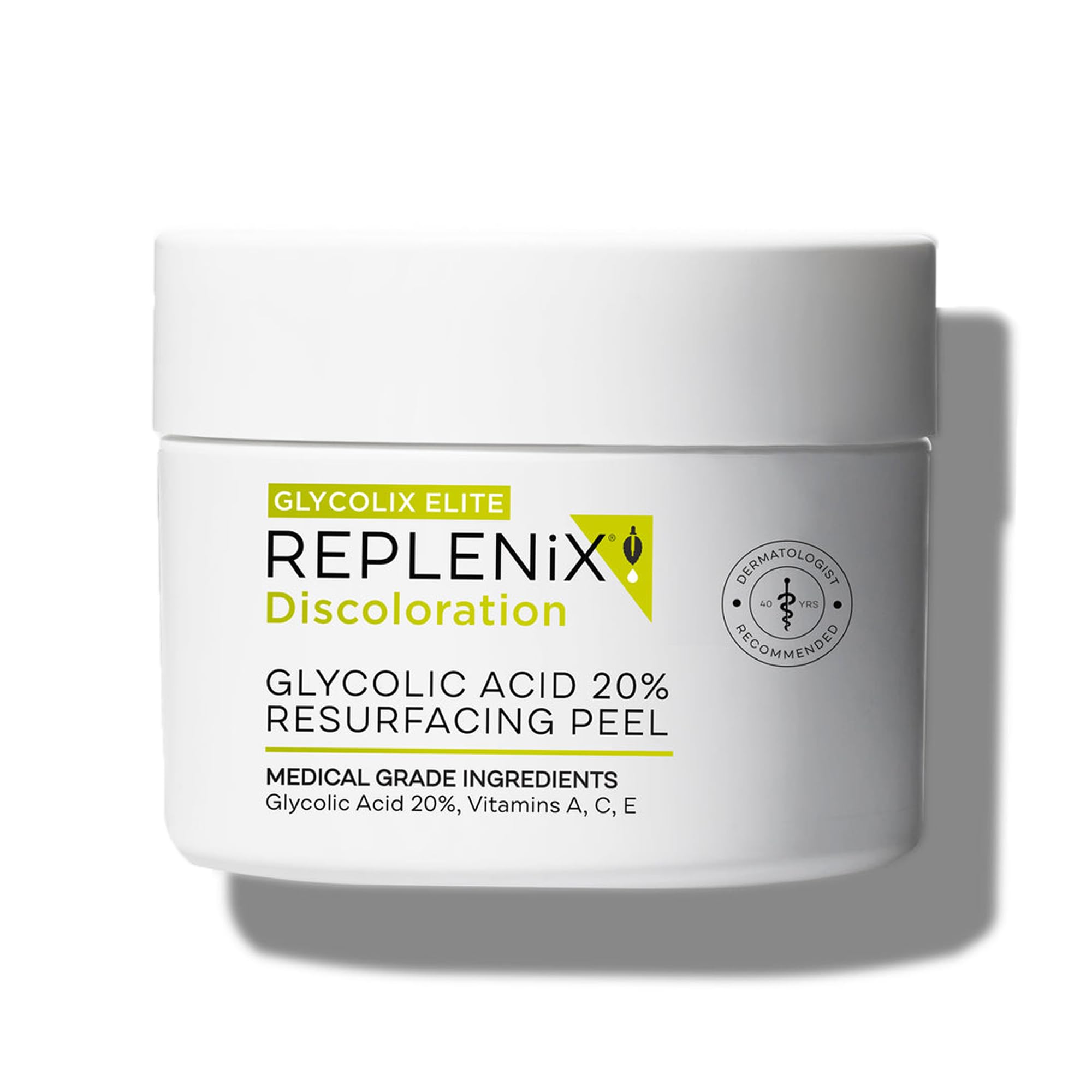 Replenix Glycolix Elite, paño exfoliante de 60 unidades para piel más suave.