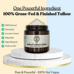 Reroot Organics baume au suif de boeuf lèvres — protection douce pour les lèvres