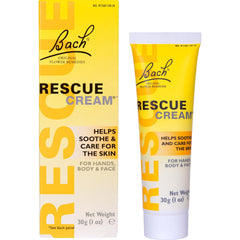 RESCUE Crema para rostro: cuidado suave y absorción rápida.