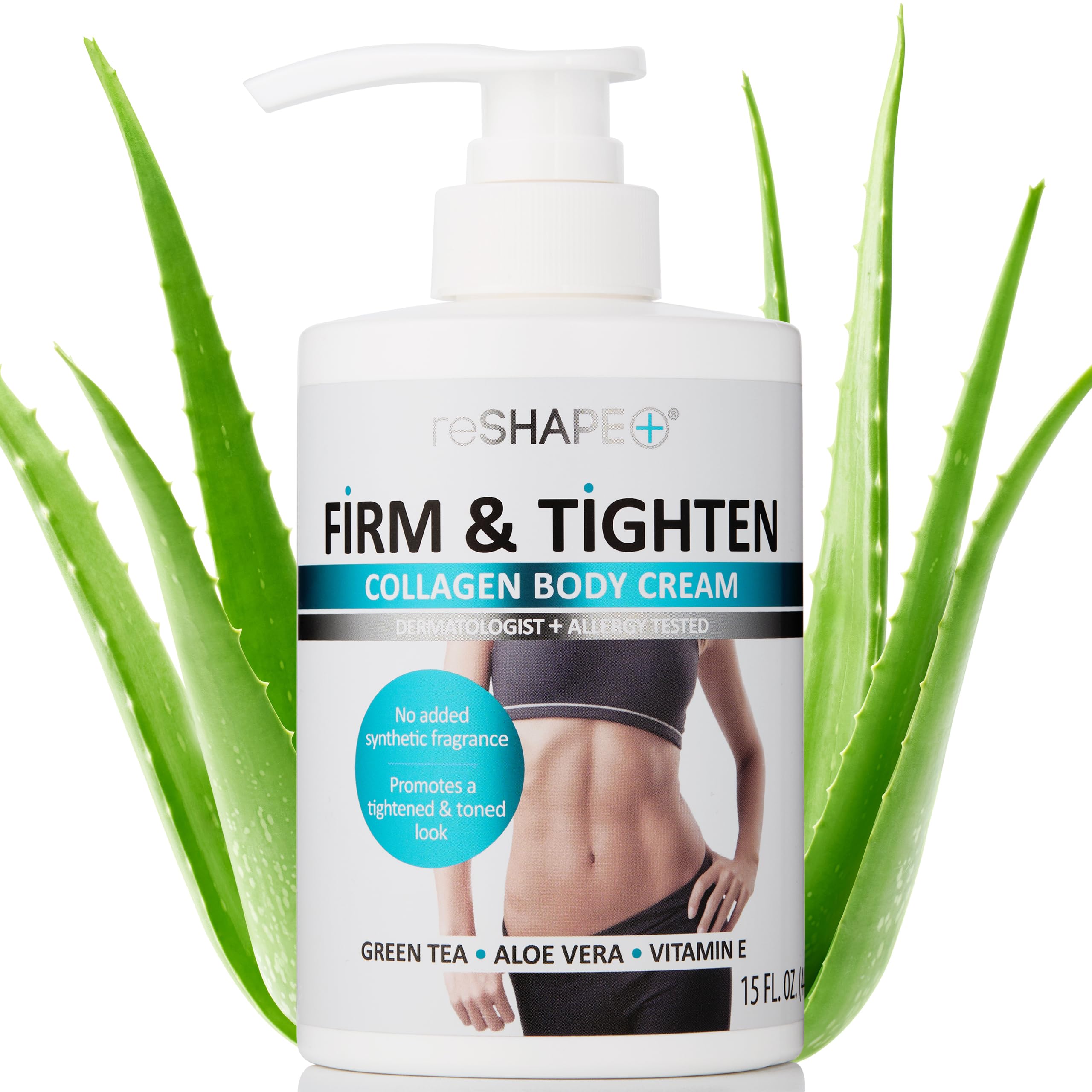 Reshape+ Crema Colágeno, frasco y aplicación suave para piel más firme