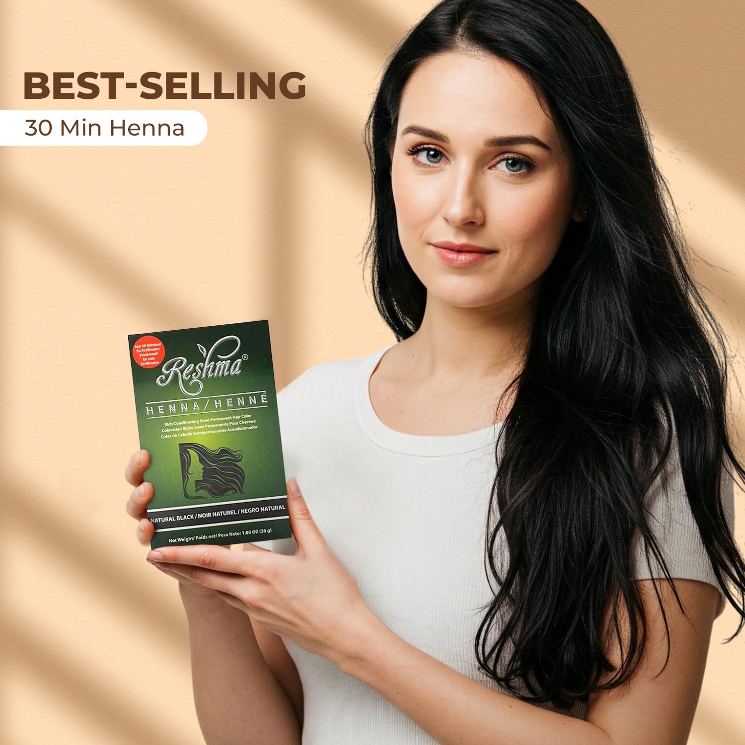 Reshma Beauty Henna instrucciones detalladas para un resultado predecible.