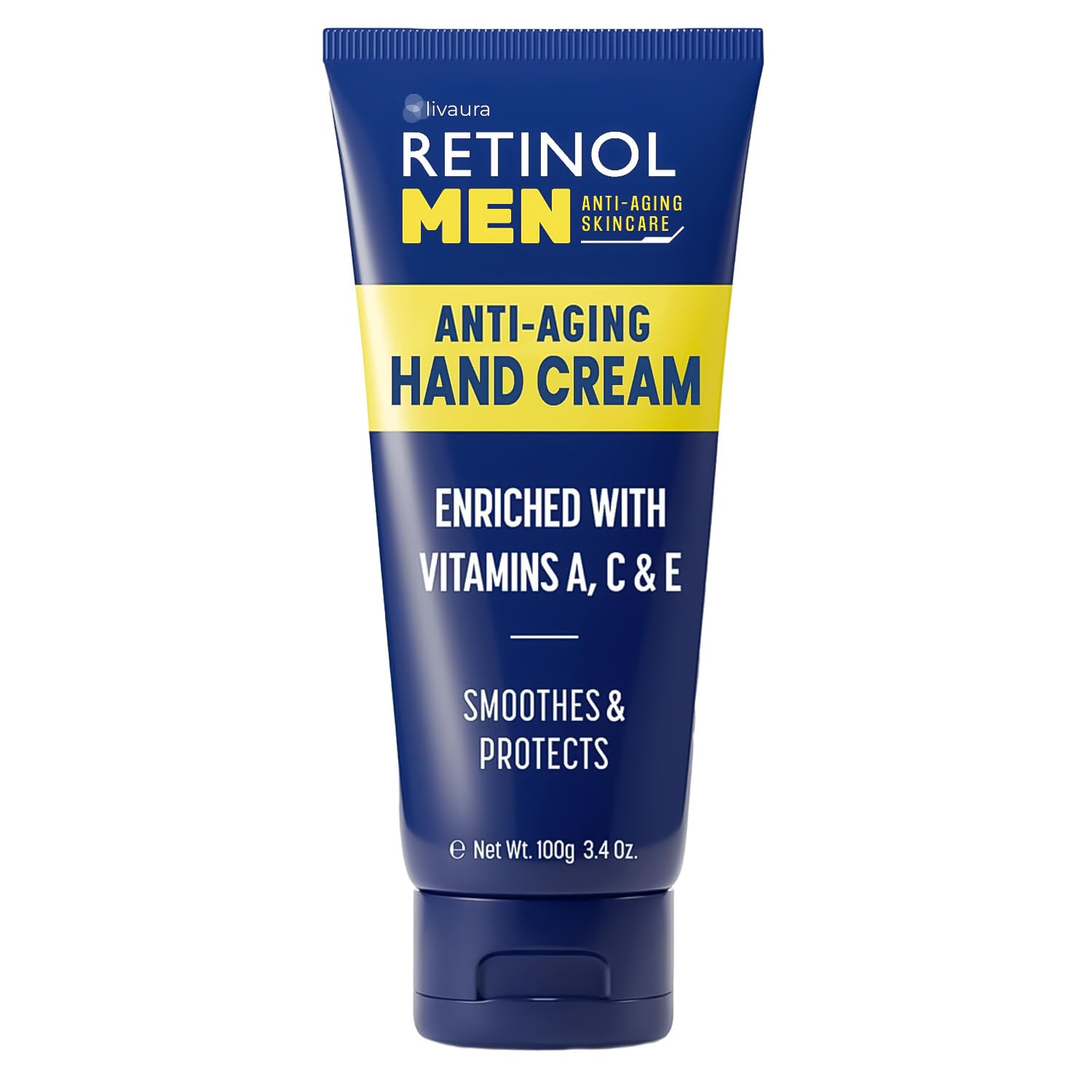 Retinol Crème Mains anti-ride, texture veloutée qui adoucit la peau.