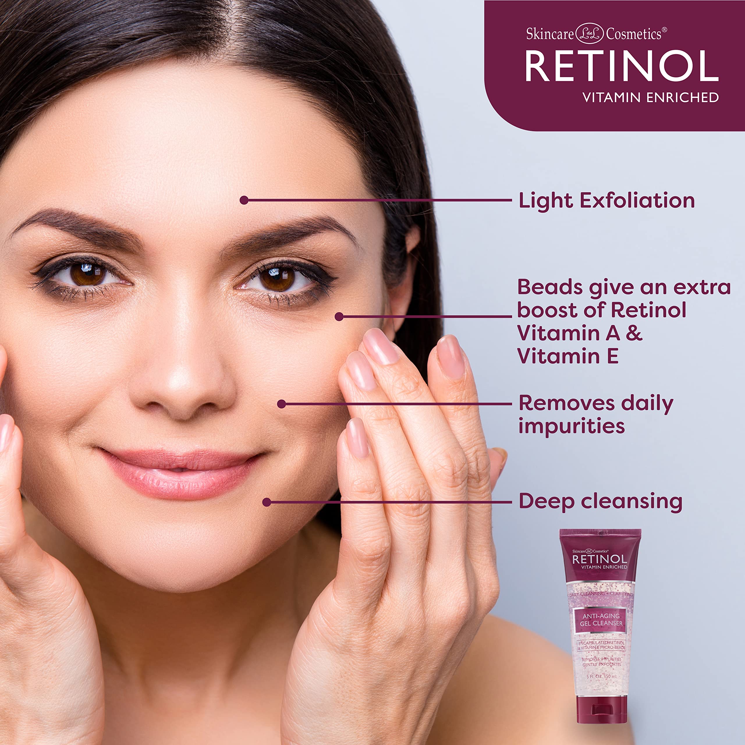 LIVAURA Bolas encapsuladas con vitamina A y E para renovación suave.