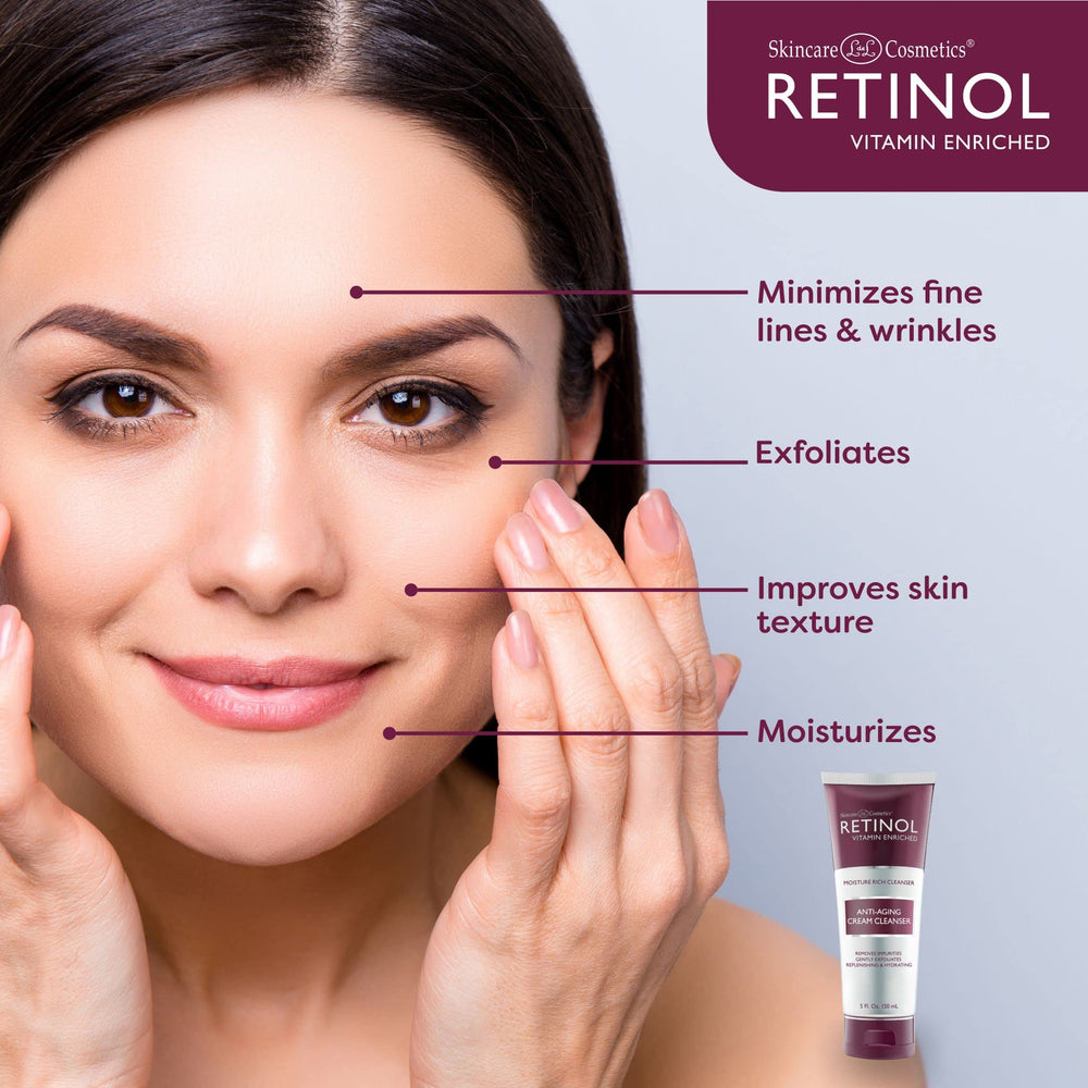 LIVAURA Retinol fórmula con vitamina A hidrata y suaviza la piel.