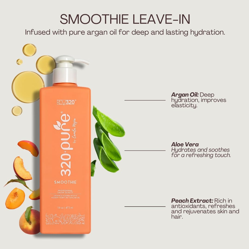 Rev320 320Pure Smoothie, control del frizz y brillo natural