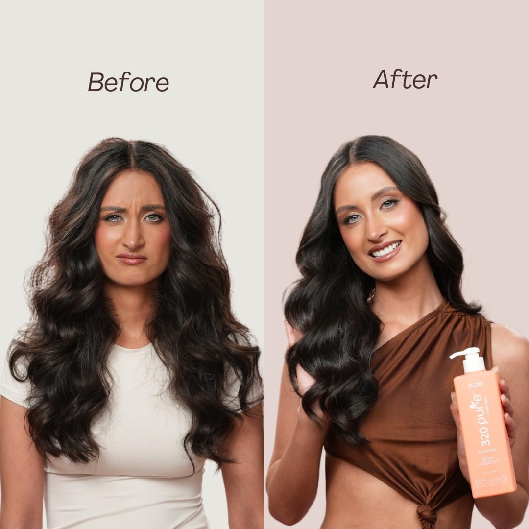 Rev320 320Pure Textura ligera que se siente fresca al tocar el cabello