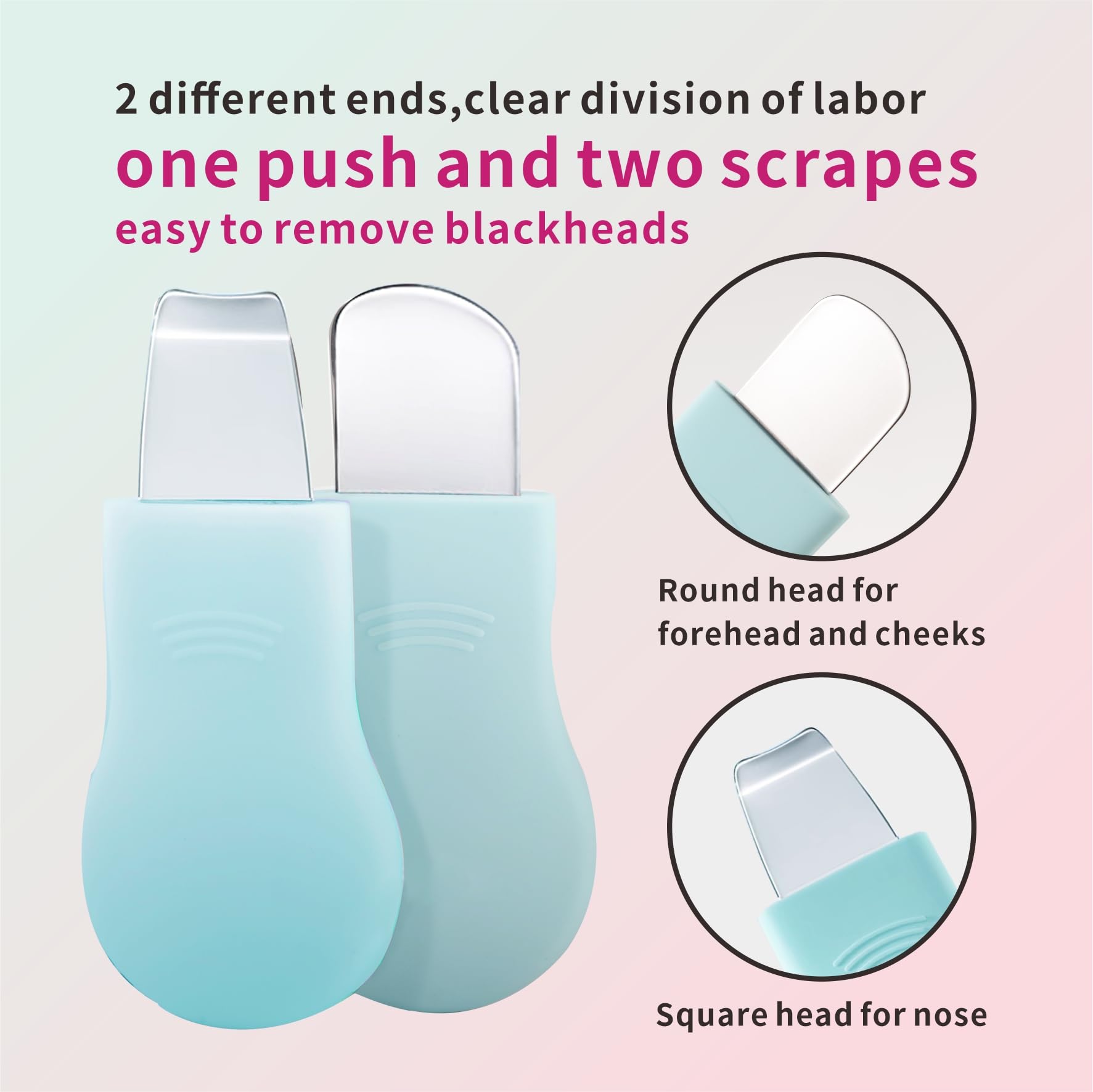 REVEX diseño compacto de silicona con mango ergonómico.