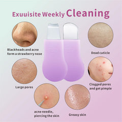REVEX espátula facial de silicona ergonómica exfolia sin irritación