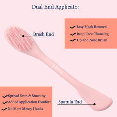 REVEX exfoliante de poros de silicona para limpieza detallada sin irritación.