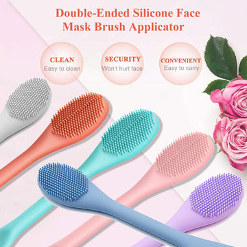 REVEX set rosa y gris de mascarilla para cuidado facial con dos funciones.