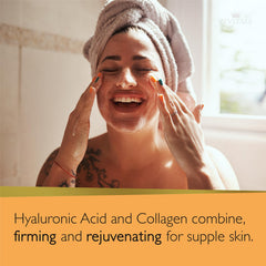 REVITALE Jabón Retinol Avanzado con ácido hialurónico y colágeno para hidratación y firmeza.