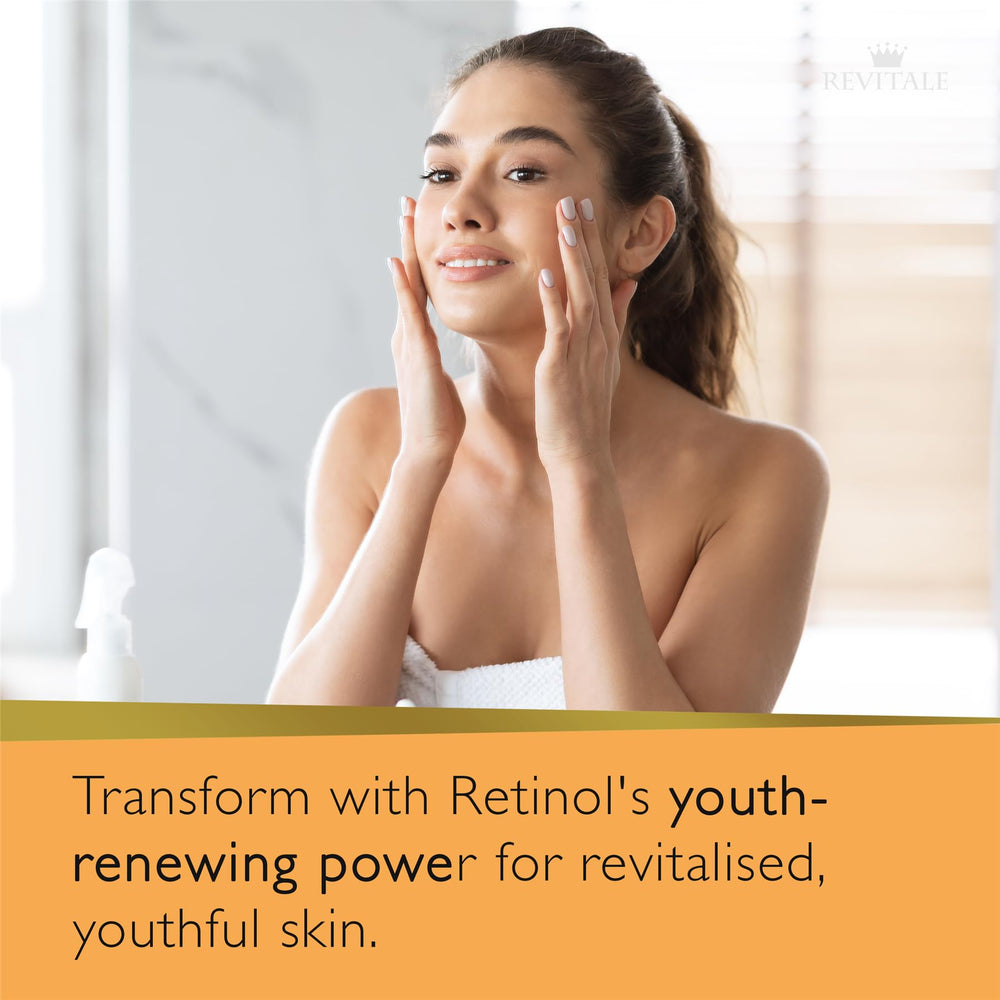 REVITALE Jabón Retinol Avanzado, textura cremosa para aplicación suave.