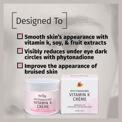 Reviva Labs extractos de frutas y soja para hidratación y brillo.
