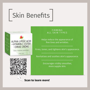 Ingrediente clave Alpha Lipoico en Reviva Labs con antioxidantes