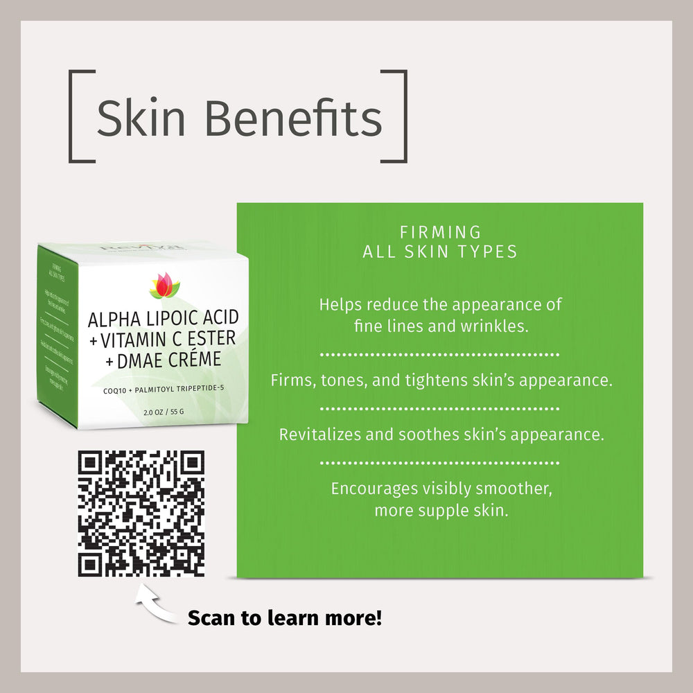 Ingrediente clave Alpha Lipoico en Reviva Labs con antioxidantes