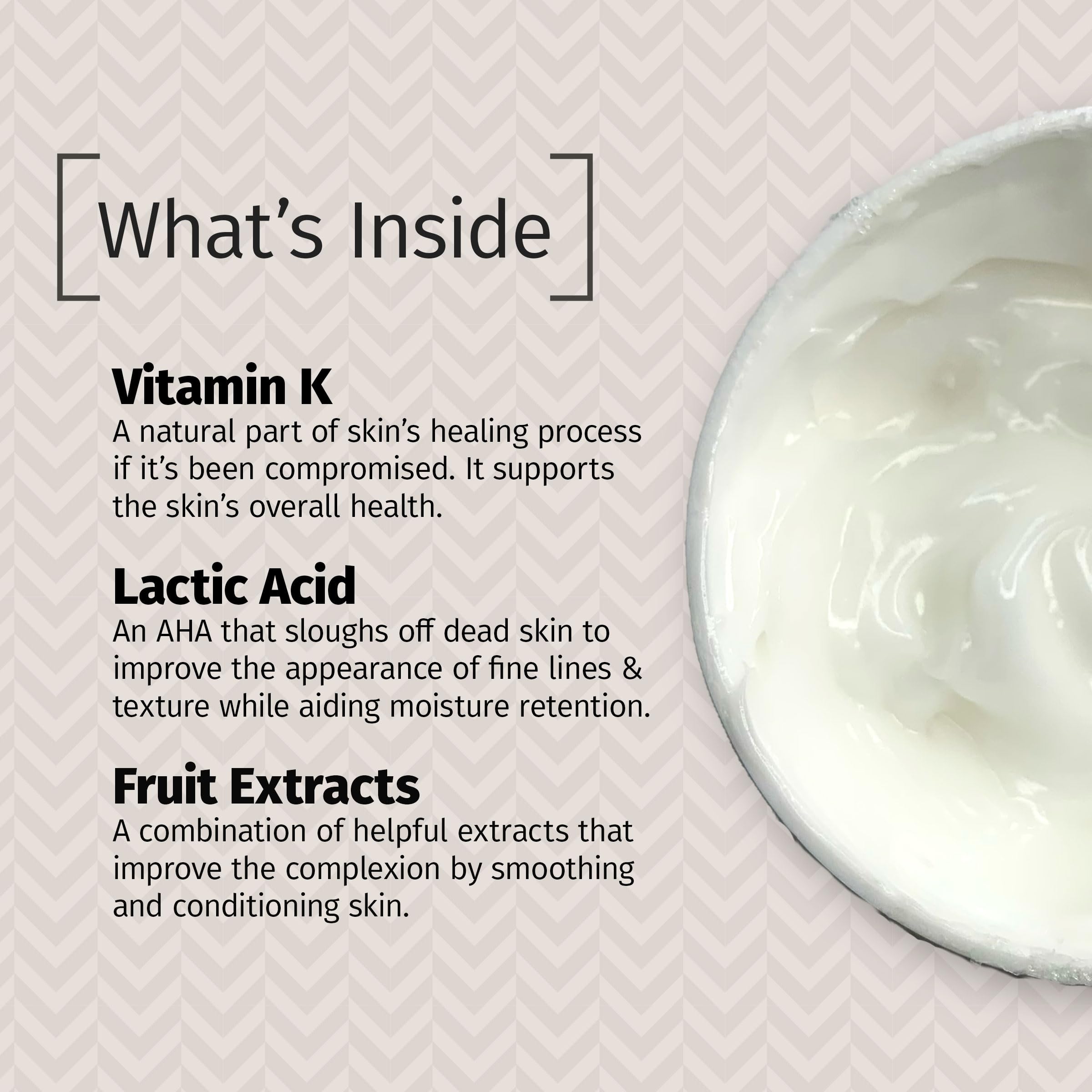 Reviva Labs Vitamina K crema para rostro uso diario mejora hidratación.