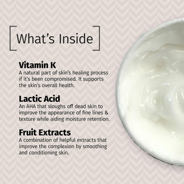Reviva Labs Vitamina K crema para rostro uso diario mejora hidratación.