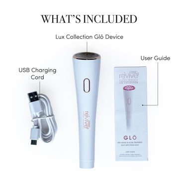 reVive Lux Collection: carga USB para uso en casa o viaje.