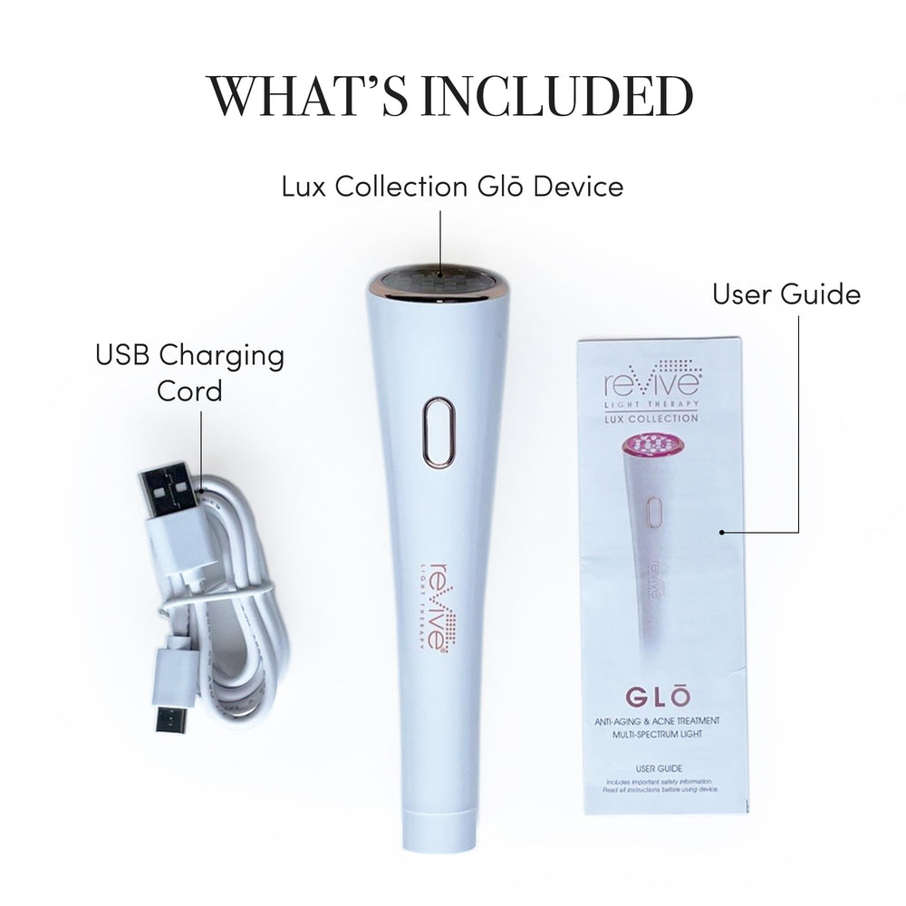 reVive Lux Collection: carga USB para uso en casa o viaje.