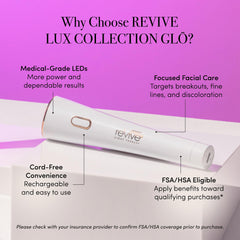 reVive Lux Collection: luz infrarroja para penetración profunda en la piel.