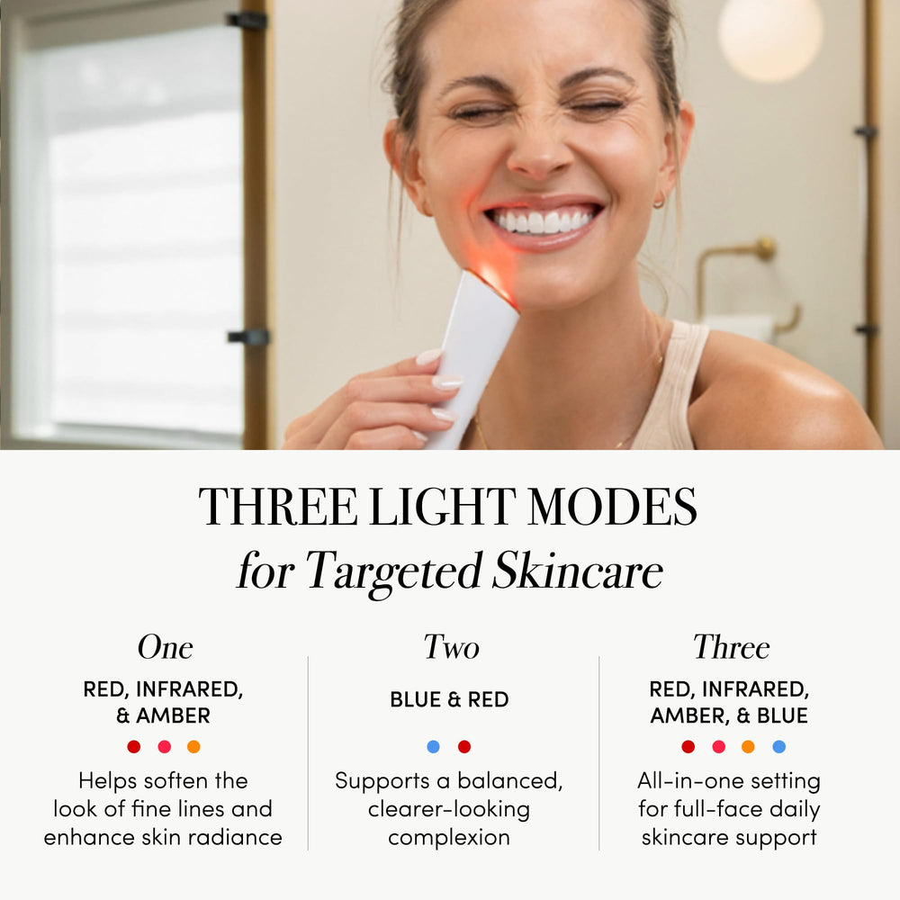 reVive Lux Collection: luz roja para antiarrugas y firmeza facial.
