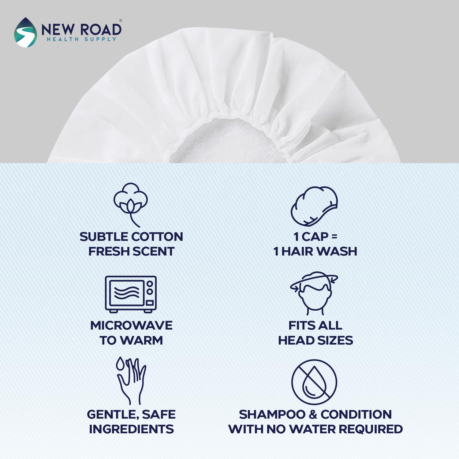 Cap Revive Rinse-Free masajeado para saturar y dejar cabello suave.