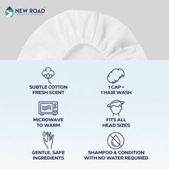 Cap Revive Rinse-Free masajeado para saturar y dejar cabello suave.