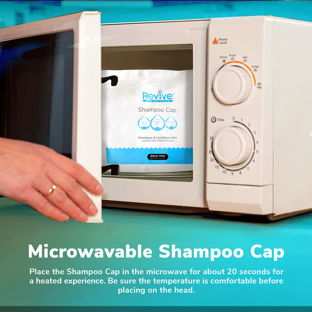 Cap Revive Rinse-Free tamaño grande para la mayoría del cabello.