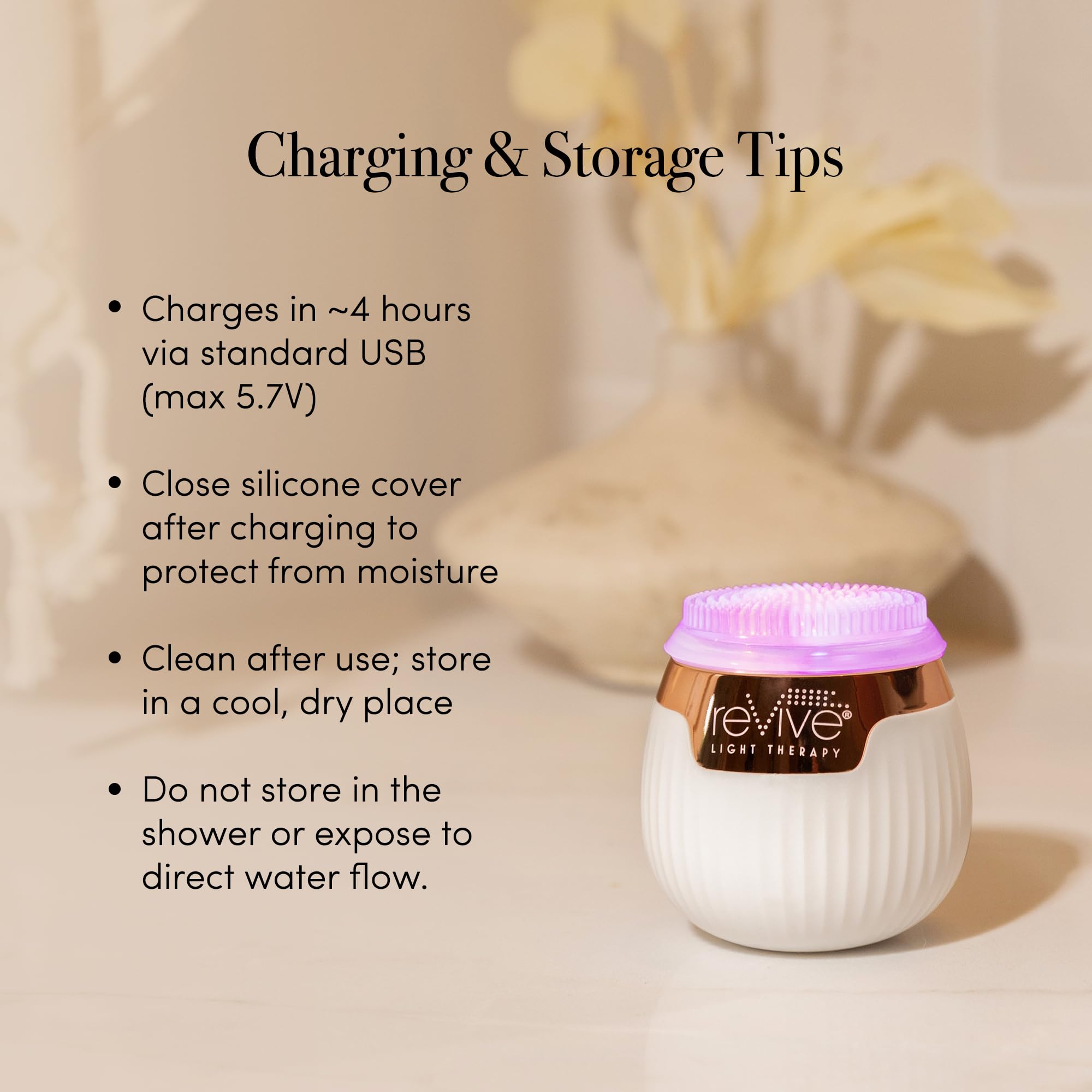 Carga USB para recargar de forma rápida y sencilla