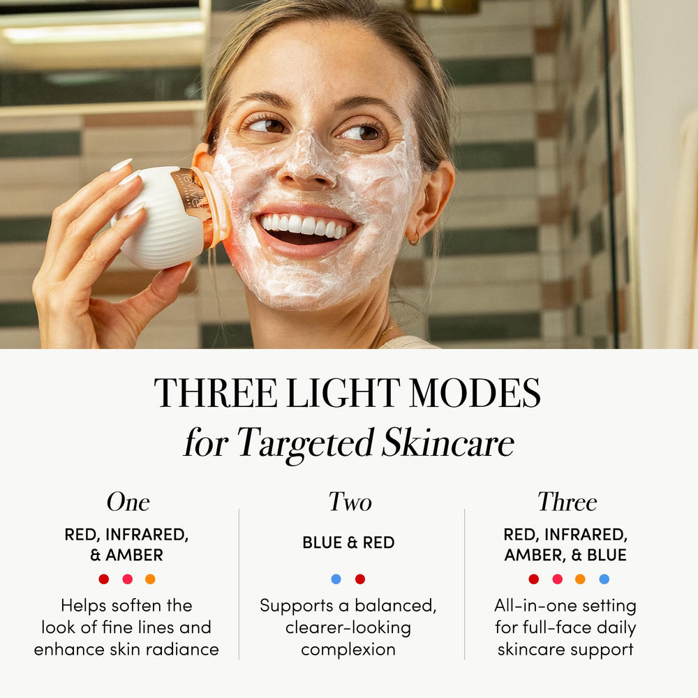 Revive Soniqué Mini: limpieza facial suave con luz LED