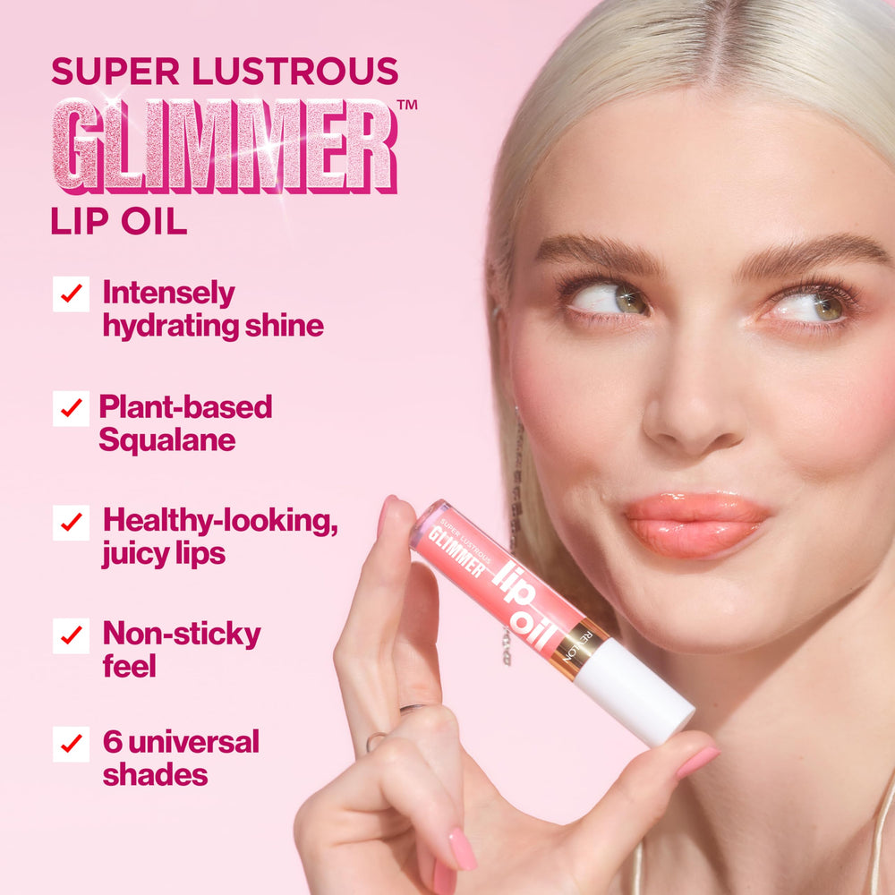 REVLON Aceite Labial Brillo Brillo sutil aporta un acabado luminoso sin sensación grasosa.