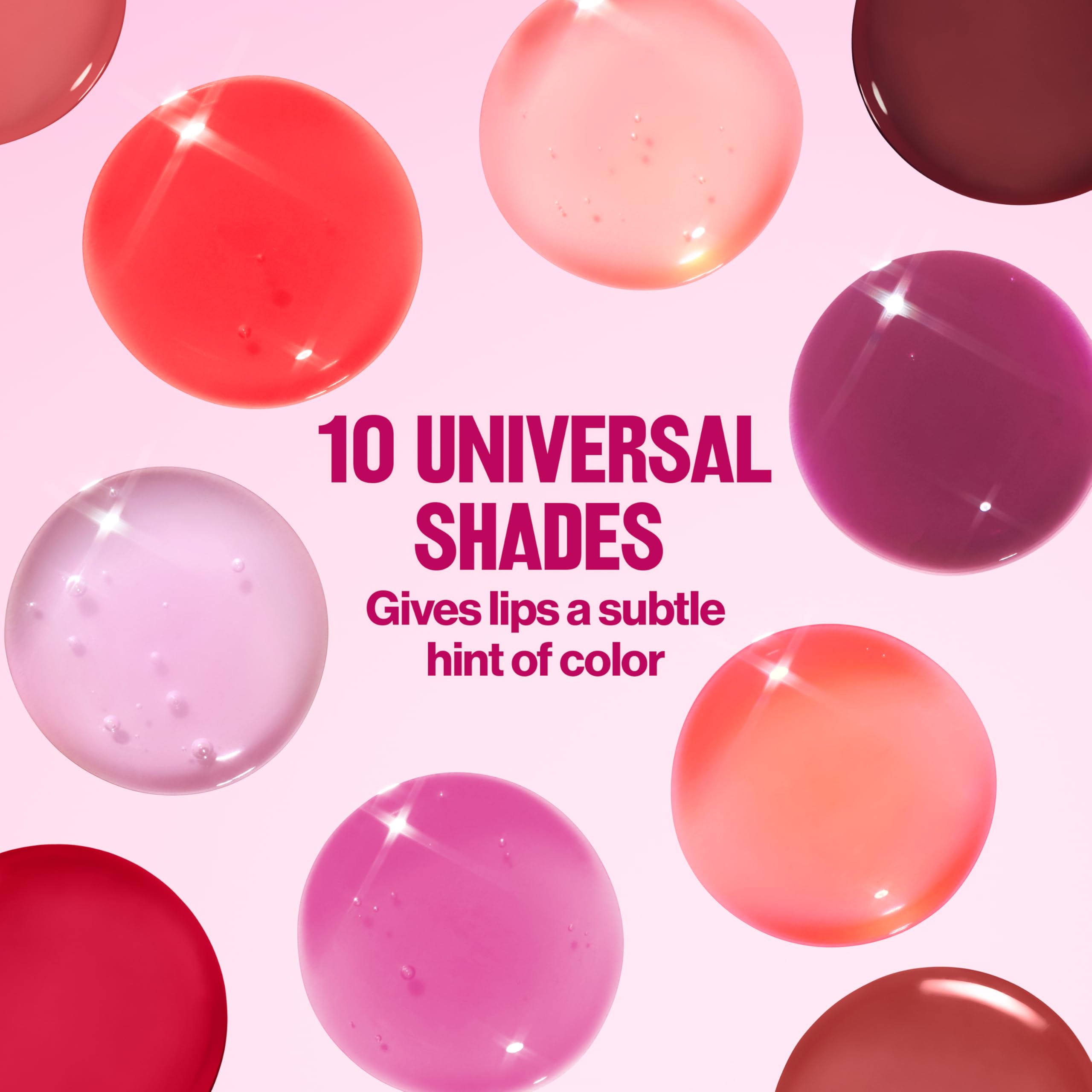 REVLON Aceite Labial Brillo Color universal Miss Coral se adapta a cualquier tono.