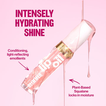 REVLON Aceite Labial Brillo Efecto plump suave que mejora la apariencia sin exagerar.