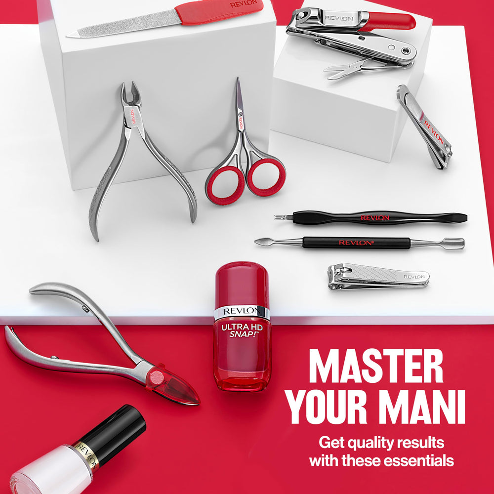 Alicate REVLON Cutículas, uso portátil y almacenamiento sencillo.