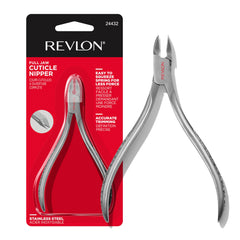 Alicate REVLON Cutículas, detalle de mandíbula completa para corte preciso.