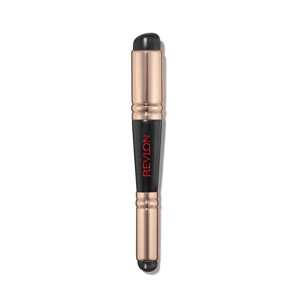 REVLON aplicador gel de doble extremo para aplicación precisa y suave en labios y ojos.