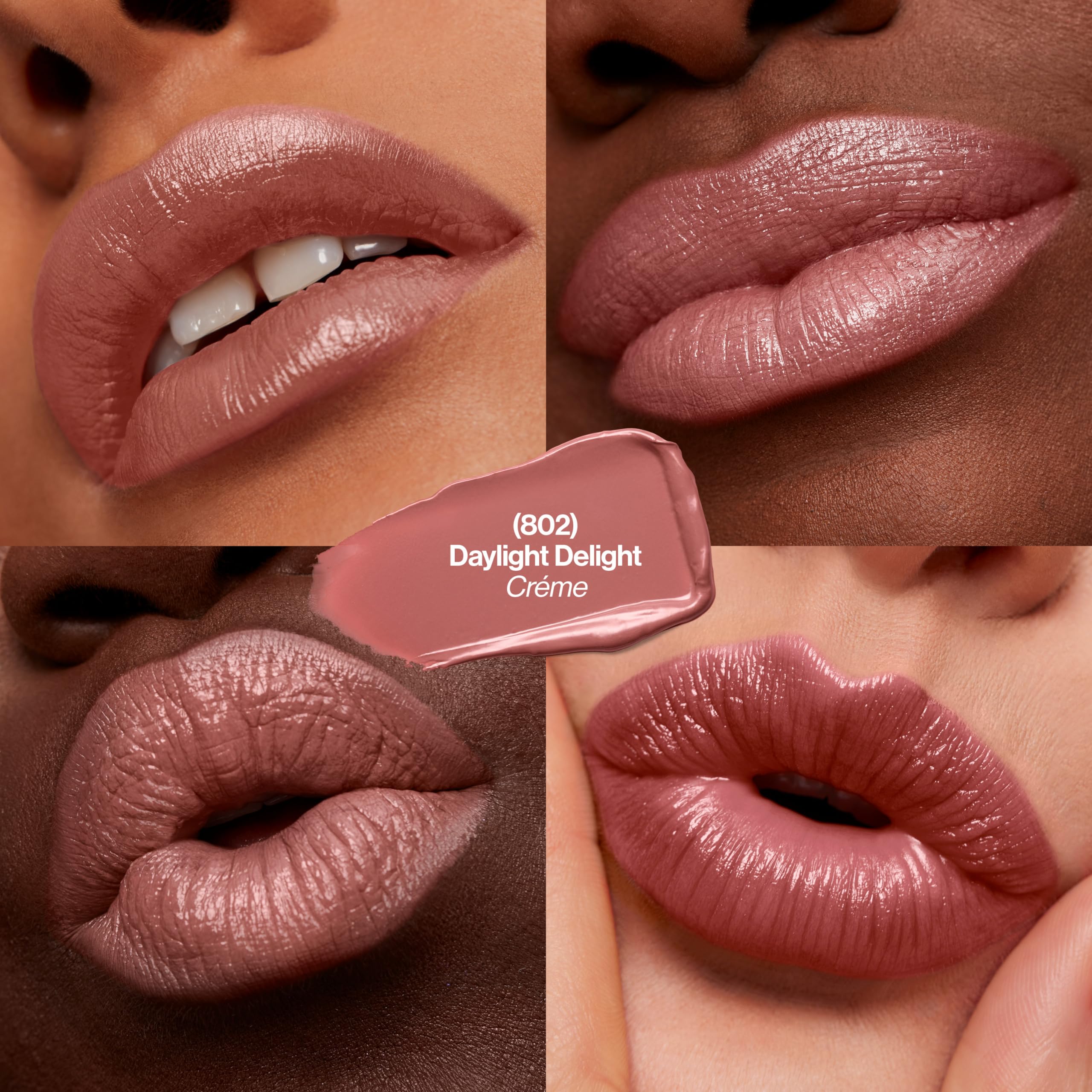 REVLON barra de labios Super Lustrous, acabado cremoso y sedoso para look suave