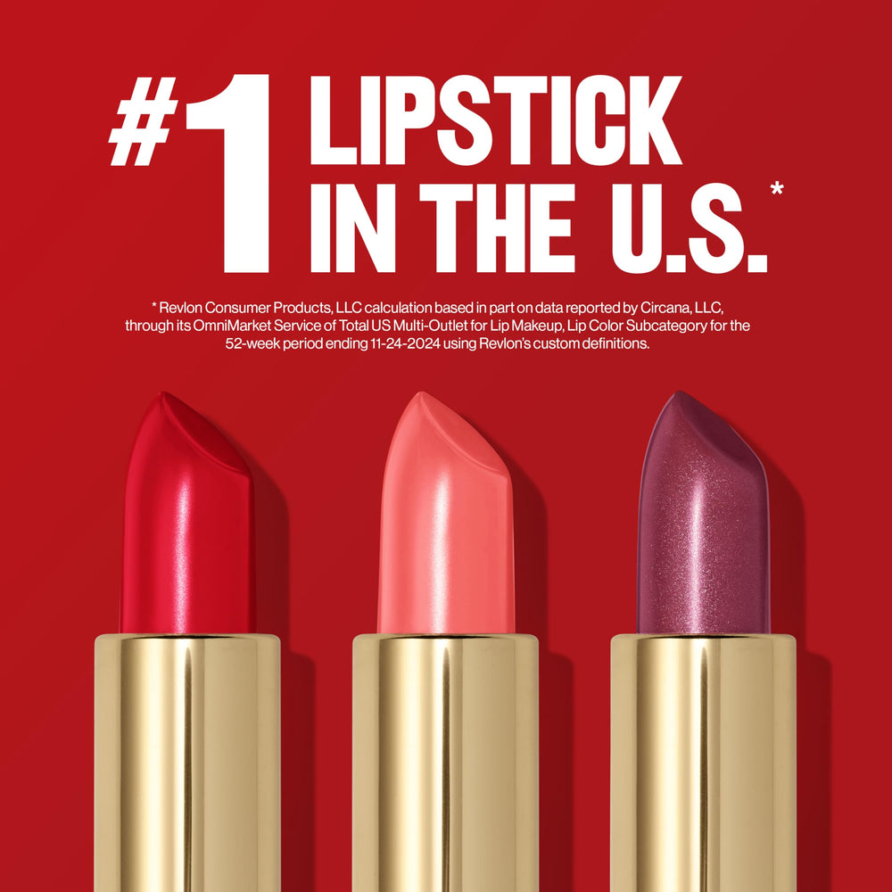 REVLON barra de labios Super Lustrous, labios rellenos y definidos con pigmentos microfinos